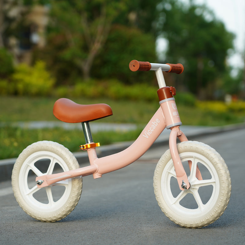 12" Kids Balance Bike – Carbon Steel Frame, No Pedals, Training Bicycle for Toddlers (Ages 2-7, 80cm+)