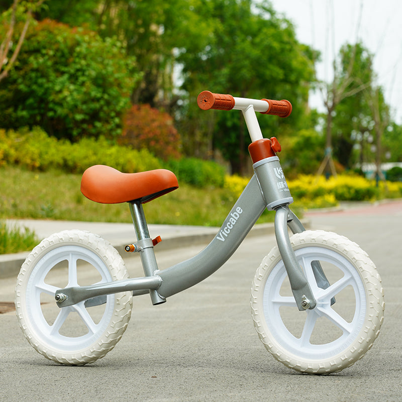 12" Kids Balance Bike – Carbon Steel Frame, No Pedals, Training Bicycle for Toddlers (Ages 2-7, 80cm+)