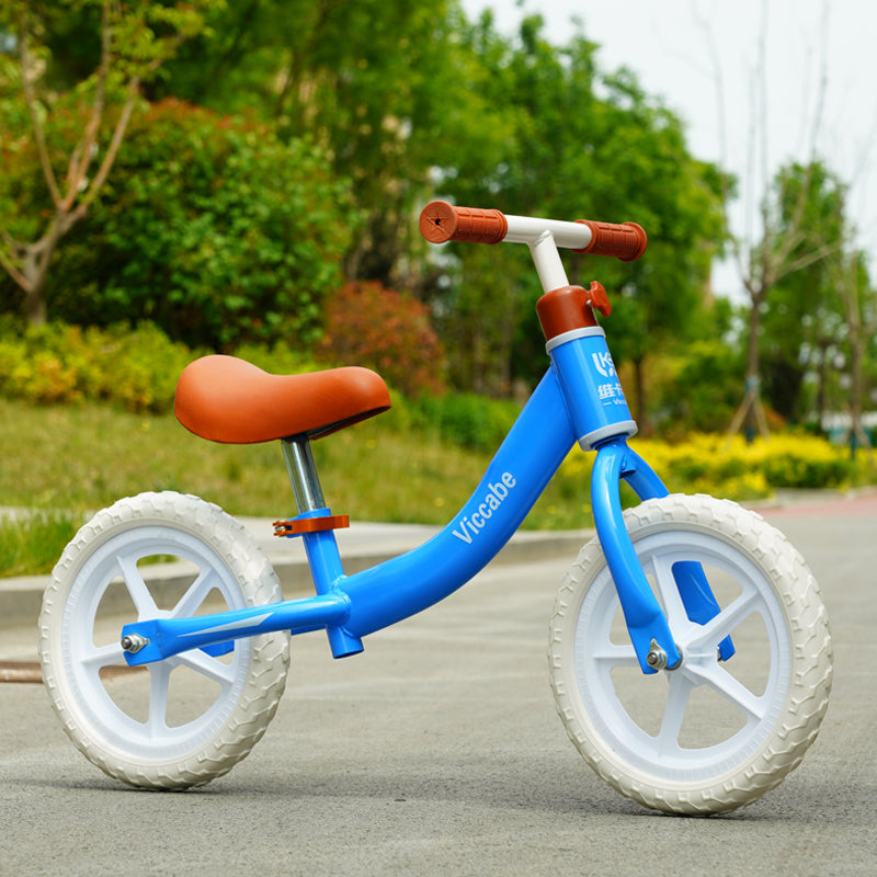 12" Kids Balance Bike – Carbon Steel Frame, No Pedals, Training Bicycle for Toddlers (Ages 2-7, 80cm+)