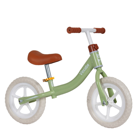 12" Kids Balance Bike – Carbon Steel Frame, No Pedals, Training Bicycle for Toddlers (Ages 2-7, 80cm+)